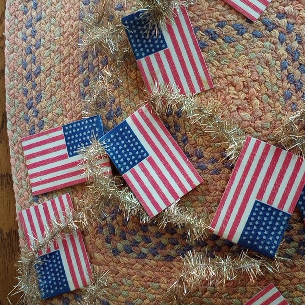 Sale Bethany Lowe Patriotic Flag Garland